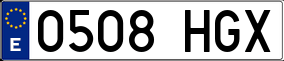 Truck License Plate